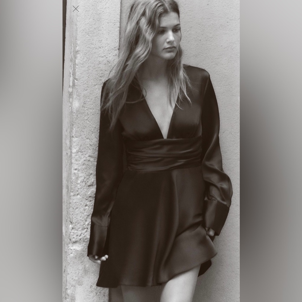 Zara black dress